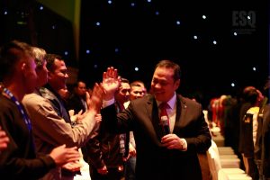 Motivator Indonesia Terbaik Ary Ginanjar Agustian Saat memberi Training Motivasi di Menara 165 Jakarta